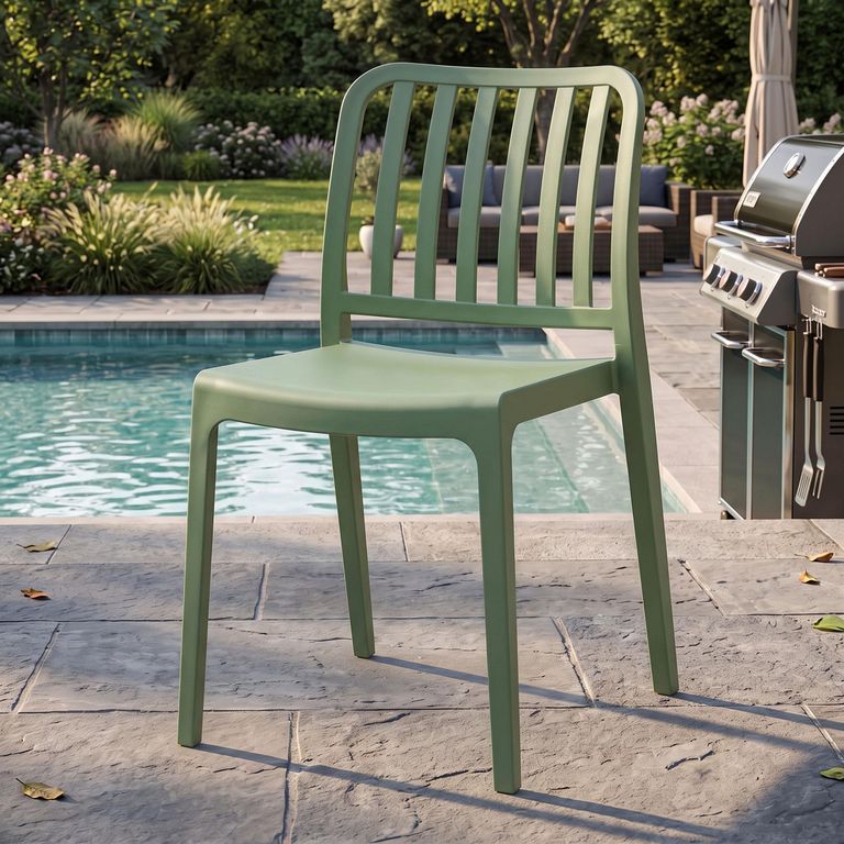 Silla Brooklyn Verde 79x43x51 cm
