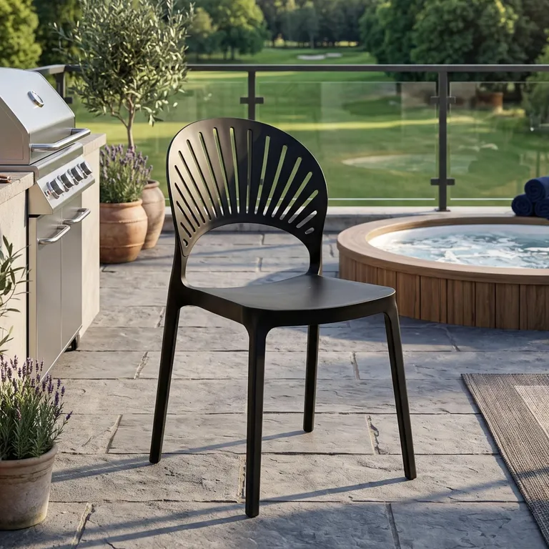 Silla Paraiso Negro 82x48x61 cm