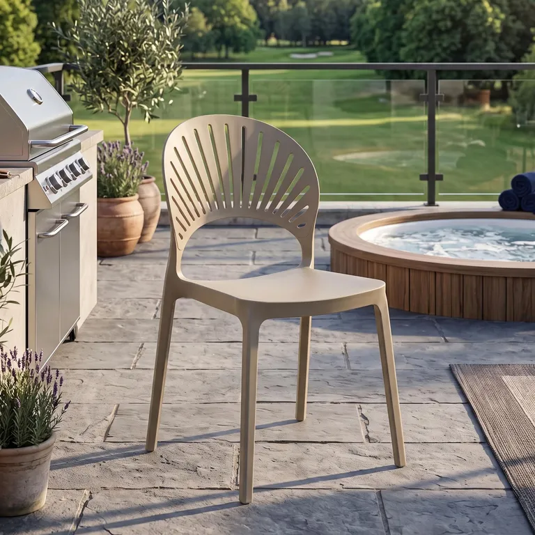 Silla Paraiso Beige 82x48x61 cm