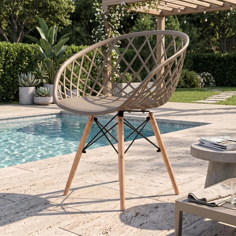 Silla Oasis Beige 78x57x55 cm