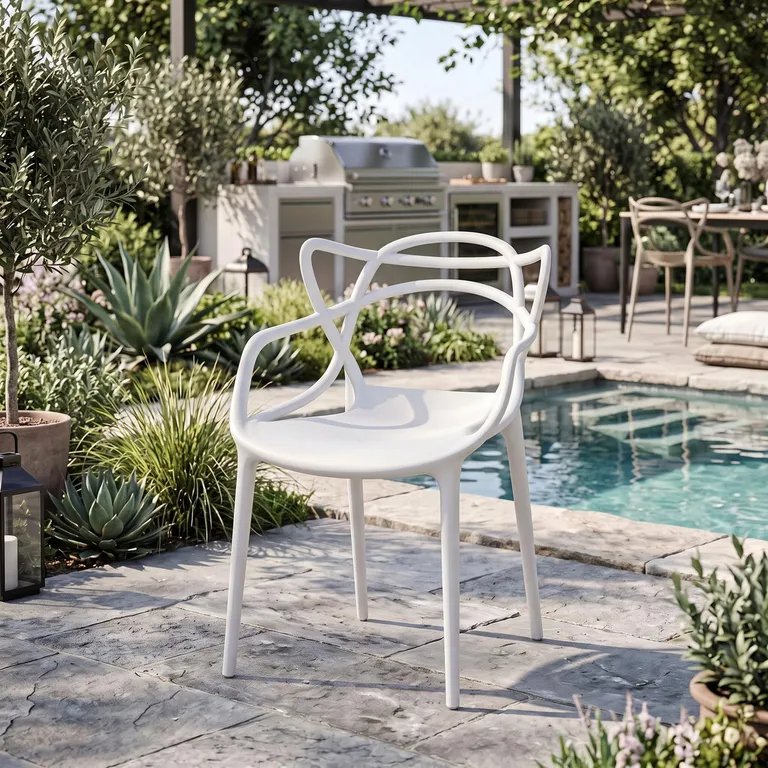 Silla Palermo Blanco 80x51x55 cm