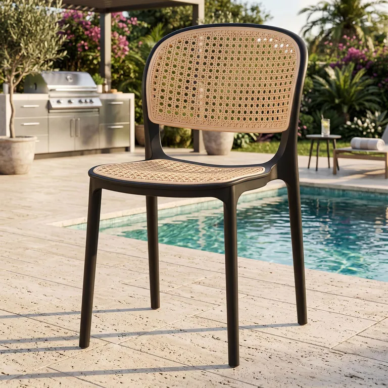 Silla Nest Negro 82x48x59 cm
