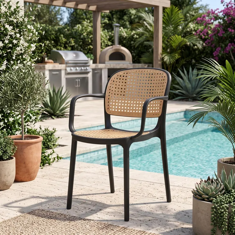Silla Nest Negro 82x53x59 cm