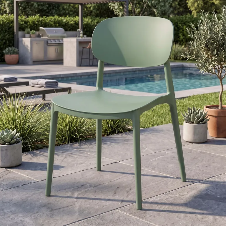 Silla Milan Verde 81x48x53 cm