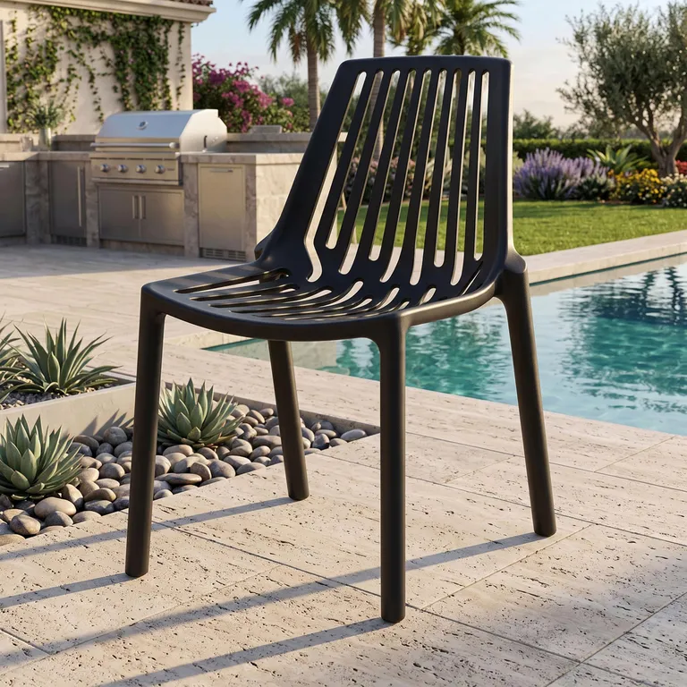 Silla Tanger Negro 78x46x59 cm