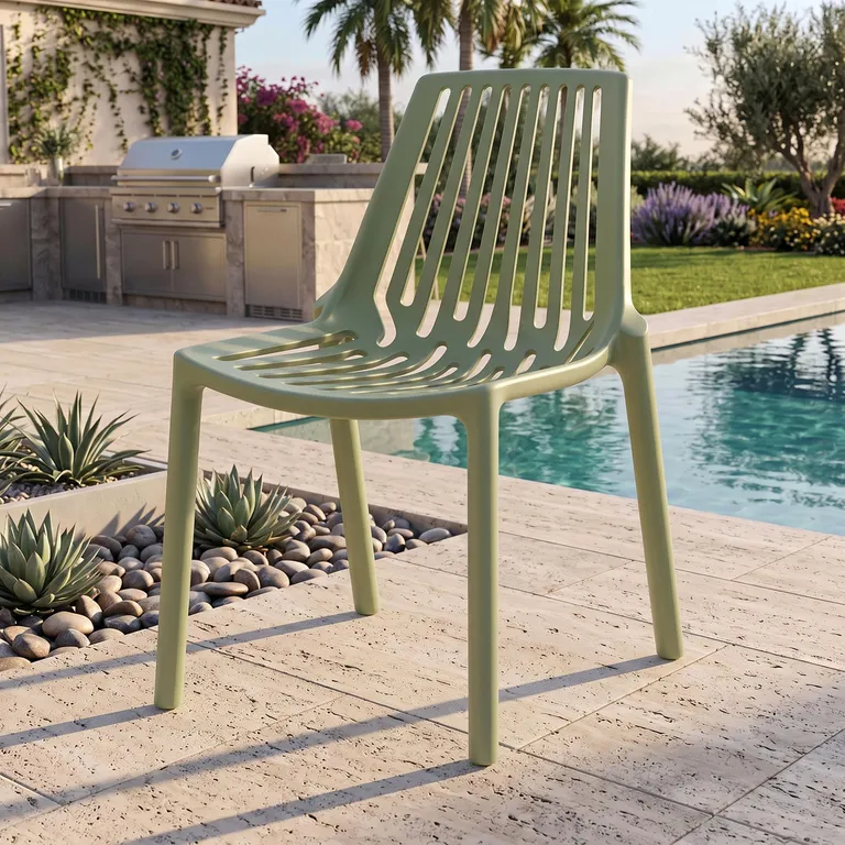 Silla Tanger Verde 78x46x59 cm