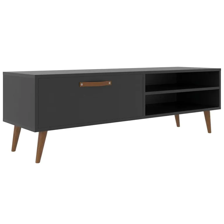 Rack TV 50 " Slim Miami Negro 120x42x36 cm