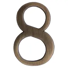 POLI - Número para casa #8 bronce envejecido