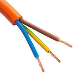 ELFLE - Cordón H05VV-F 3x1 mm2 Naranjo