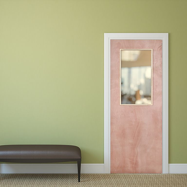 Puerta Terciado 1/2 cuerpo sin vidrio