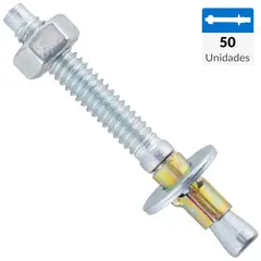 MAMUT - Perno anclaje 1/4 x 2 1/4 50 unidades