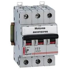 LEGRAND - Interruptor automático trifásico 40 A curva C 6KA
