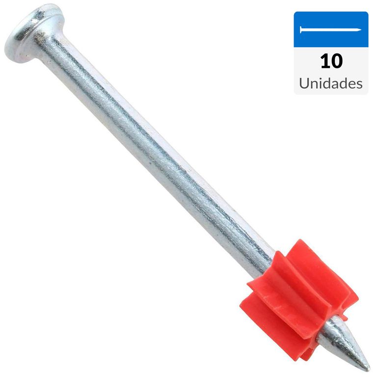 Clavo disparo SDM 3,7 x 51 mm 10 unidades