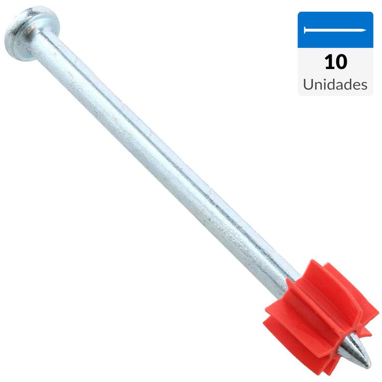 Clavo disparo SDM 3,7 x 63 mm 10 unidades