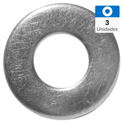 FIXSER - Golilla Plana Acero 1/2 " 3 unidades