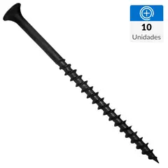 FIXSER - Tornillo Autoperforante Yeso-Cartón 2-1/2 " 6 mm 10 unidad(es)