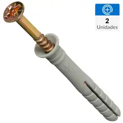 FIXSER - Tarugo clavo 8x55 mm 2 unidades