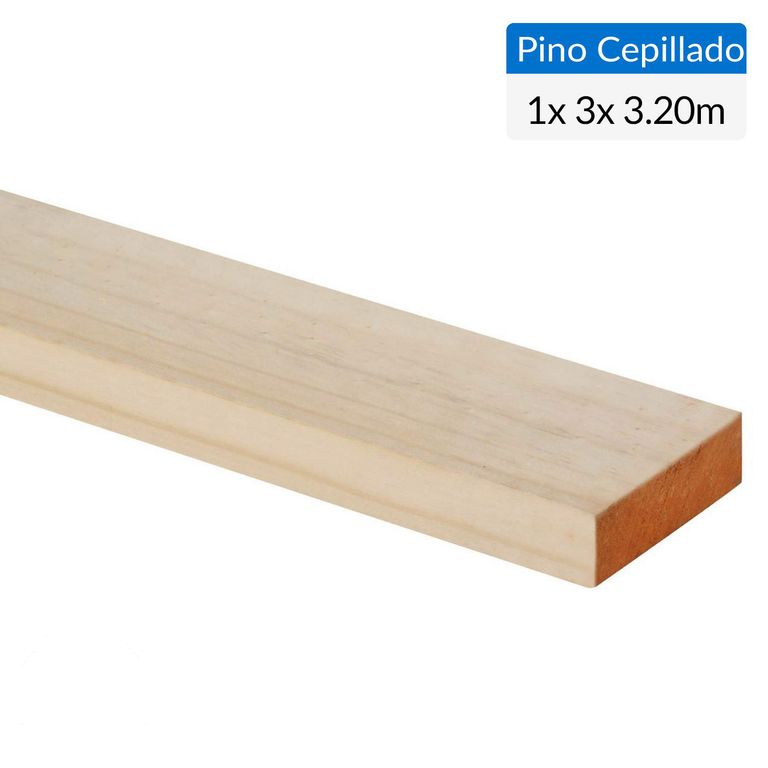Pino Certificado Seco Cepillado 1x3 3,2 m