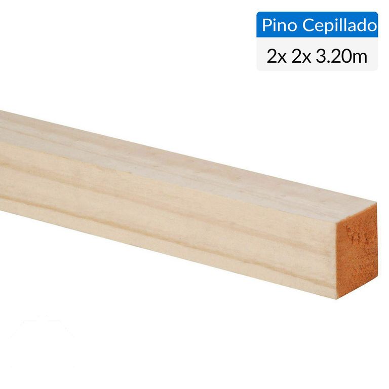 Pino Certificado Seco Cepillado 2x2 3,2 m