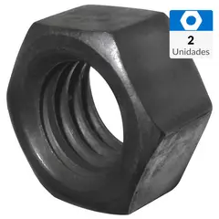 FIXSER - Tuerca Hexagonal G2 1/2"12 Pavonada 2 unidades