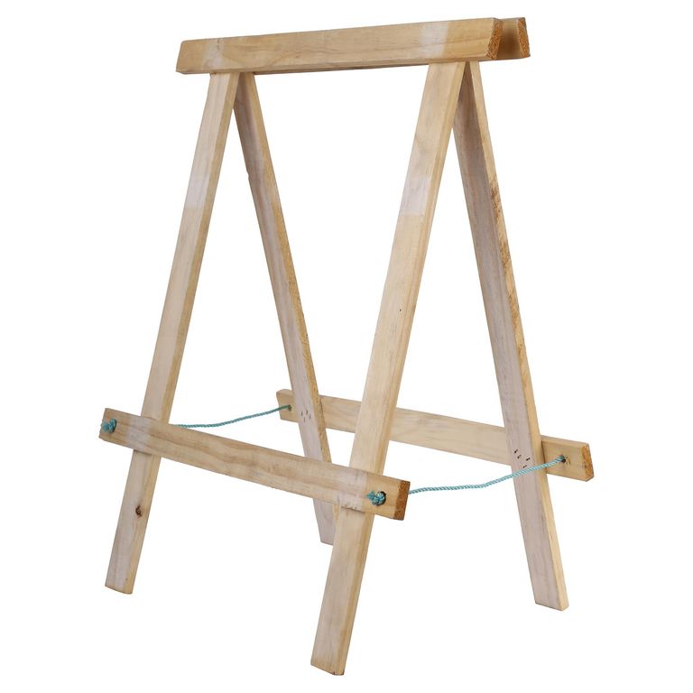 Caballete Plegable Madera 77X60X29,8 Cm Café