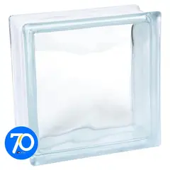 HOLZTEK - Bloque Vidrio Transparente 19x19x8 cm 80002