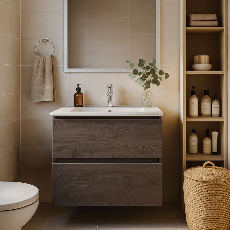 Mueble baño lavamano 61x46x56 cm