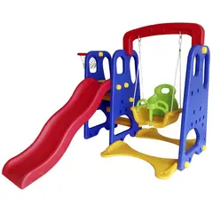 SCOOP - Columpio resbalín y aro 3 en 1