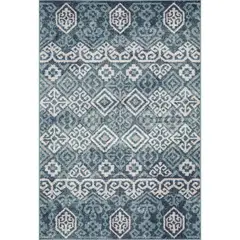 JUST HOME COLLECTION - Alfombra Calgary 160x235 cm Polipropileno Azul
