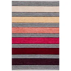 JUST HOME COLLECTION - Bajada de Cama Laos 85x85 cm Poliéster Burdeo
