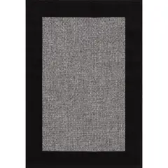 undefined - Alfombra Scandic borde 120x170 cm negro