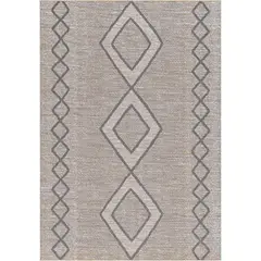 JUST HOME COLLECTION - Alfombra Rombo 60x110 cm Polipropileno Gris