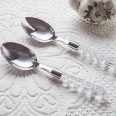 JUST HOME COLLECTION - Set de Cubiertos para Ensalada Inoxidable 2 Piezas