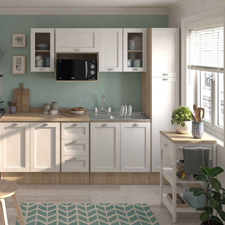 Isla Cocina Americana Miami Blanca Denver