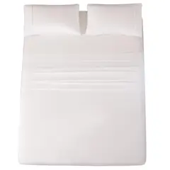 JUST HOME COLLECTION - Juego de Sábanas 100% Algodón 180 Hilos