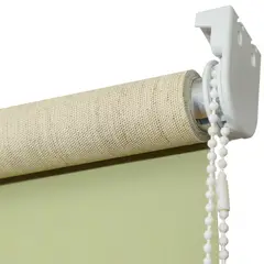 JUST HOME COLLECTION - Cortina Roller Black Out Texturada Beige