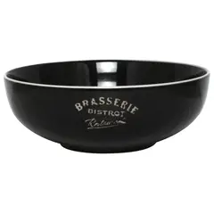 JUST HOME COLLECTION - Fuente Ensaladera Bistro Negro 25x25cm