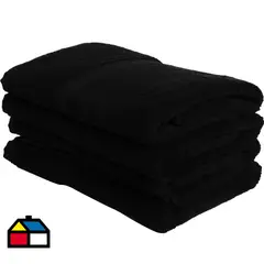 JUST HOME COLLECTION - Set 4 Toallas Cuerpo Algodón 506gr 68x137 cm