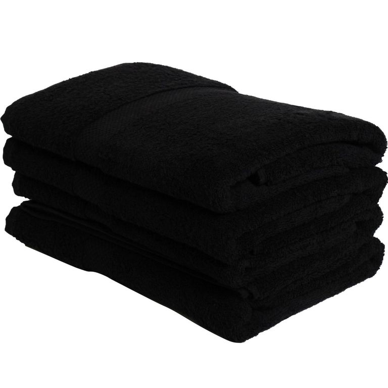 Set de Toallas 506 gr Algodón 68x137 cm Negro
