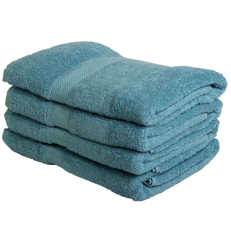 Set de Toallas 506 gr Algodón 68x137 cm Turquesa