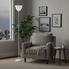 CASA BONITA - Lámpara de Pie Sophie Blanco 23x180 cm