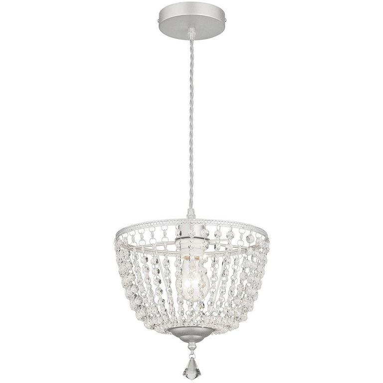 Lámpara Colgante Decorativa New Rimini Acero Gris