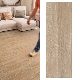 HOLZTEK - Cerámica 20x60 cm Uddo Kyoto Café 1.7 m2