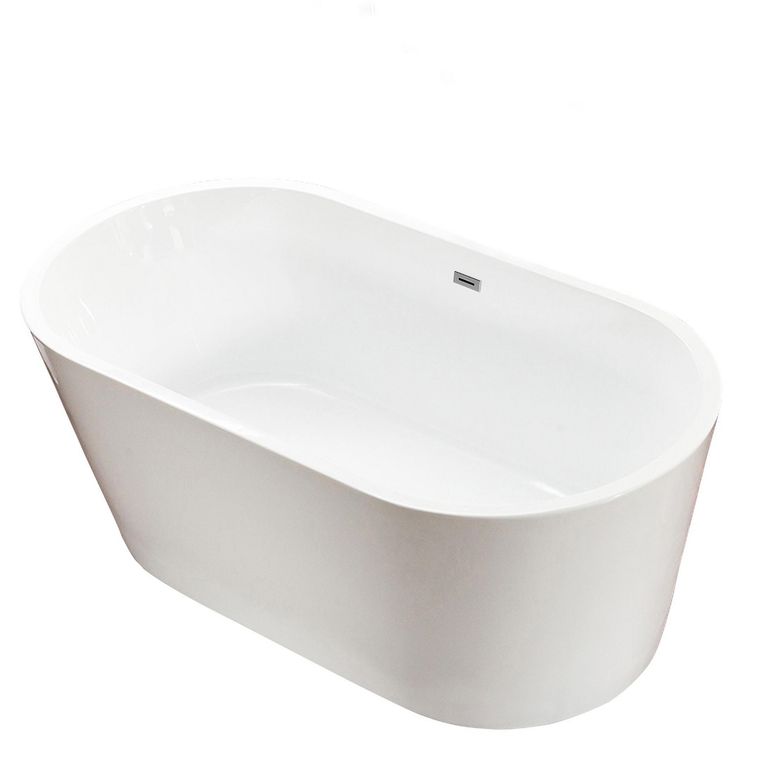 Bañera 148x57 cm Ovalada Acrílico