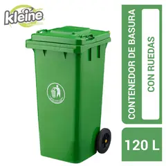 KLEINE WOLKE - Contenedor plástico con tapa 120 litros