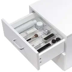 JUST HOME COLLECTION - Set 6 Organizadores 8.8x31.7x16.2 cm Transparente