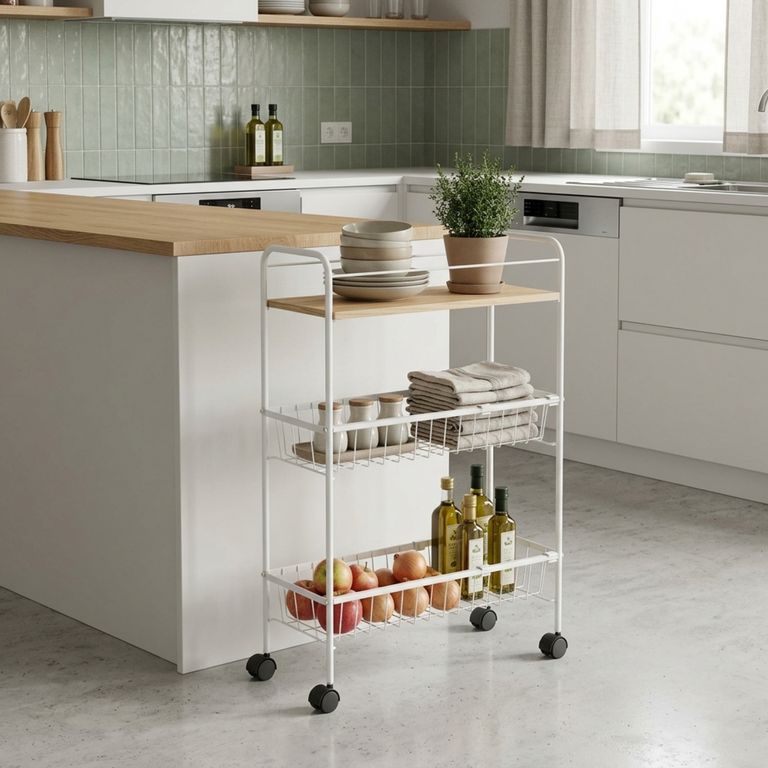 Carro de cocina con ruedas