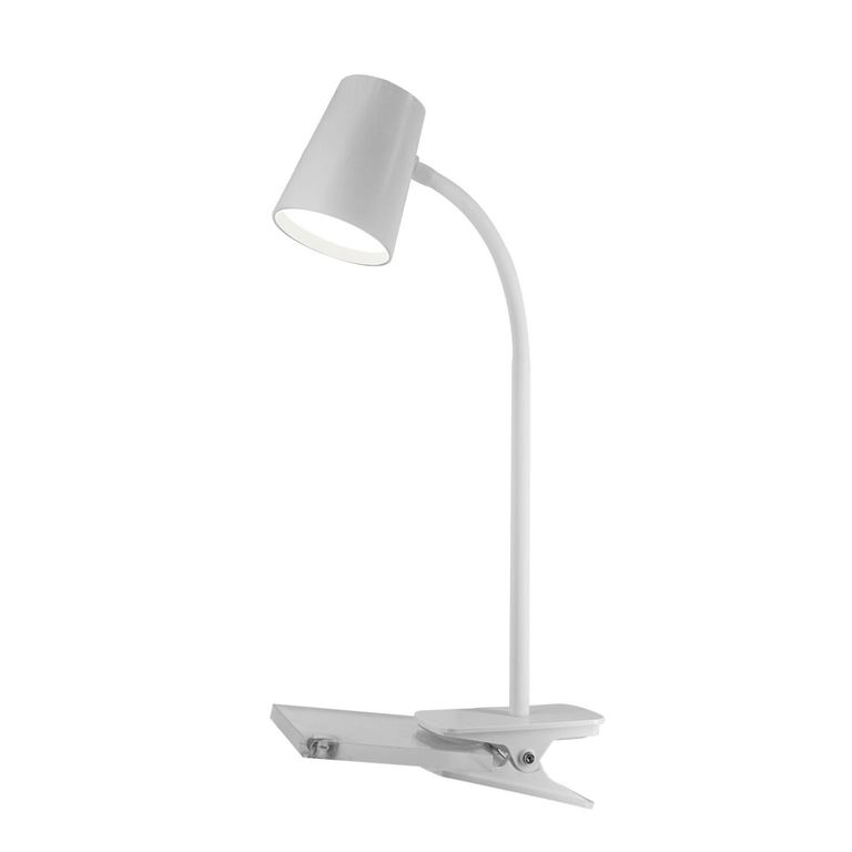 Lámpara para Leer Clip Kiss Blanco 5.5x46 cm