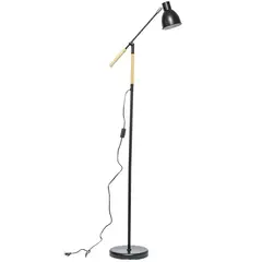 JUST HOME COLLECTION - Lámpara de Pie HD1625F Negro 25.5x110 cm