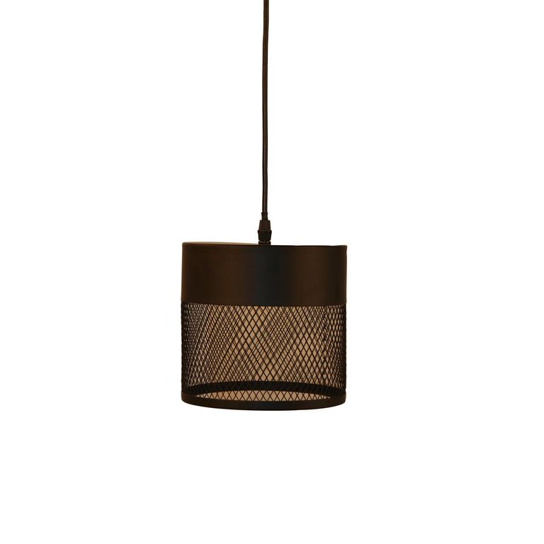 Lámpara Colgante Metal Negro